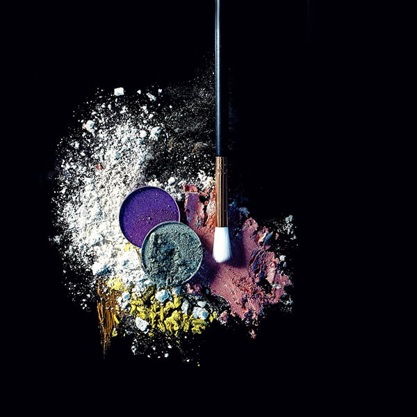 Silicone elastomer powder texture